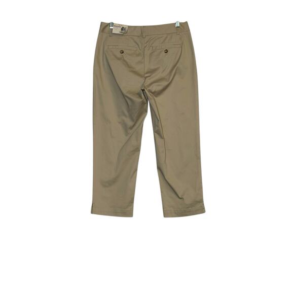 Charter Club beige classic fit capri pants size 6 - Picture 6 of 9